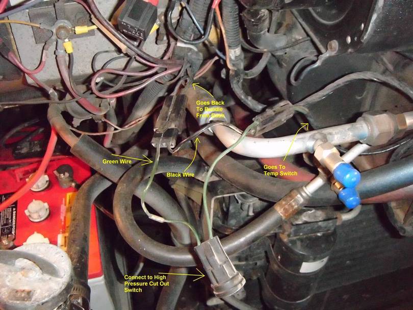 AC Clutch wiring harness