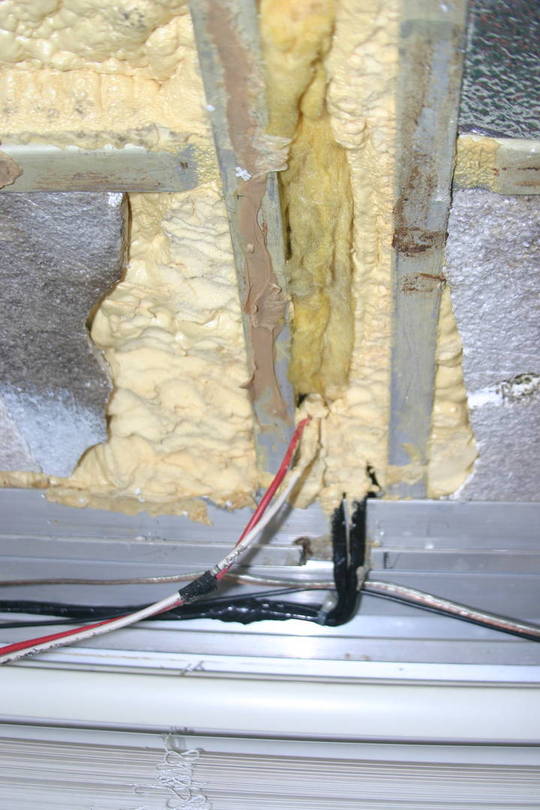 fabricating AC ducts, insulating ceiling