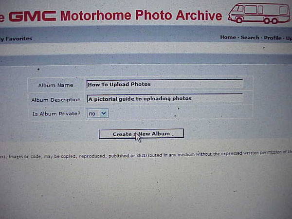 uploading photos