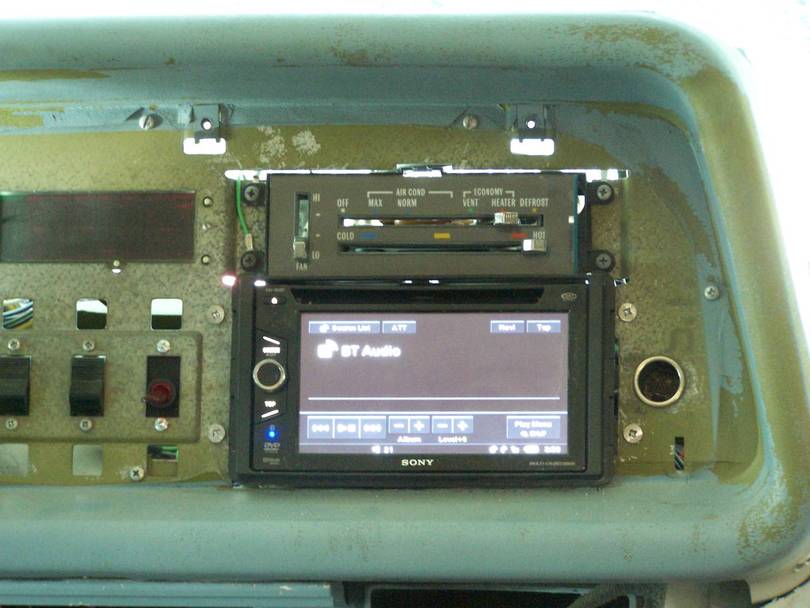 Sony Double DIN installation