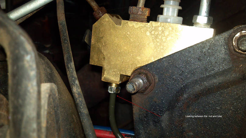 brake valve leak
