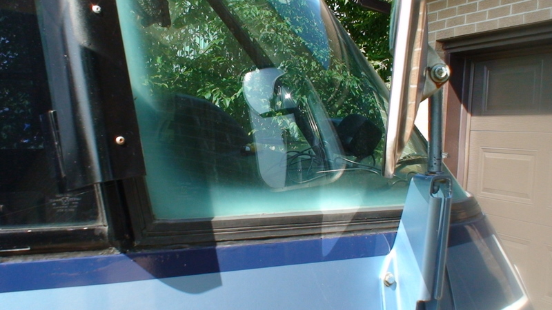 Fogged windshield