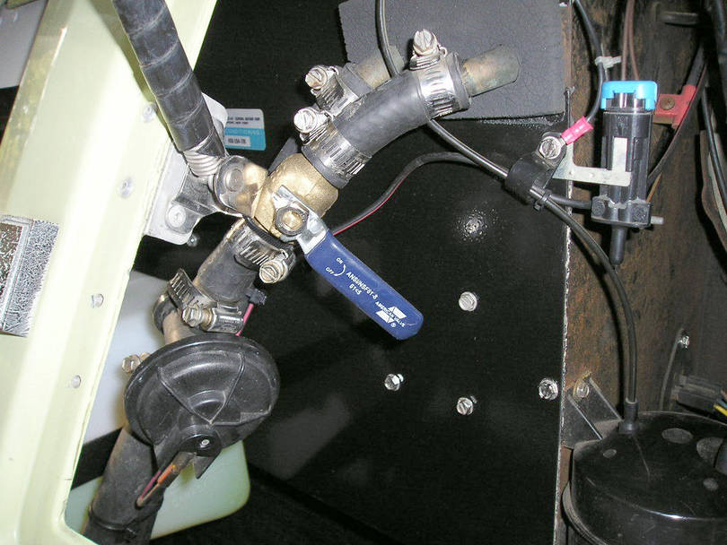 Coolant shutoff valve