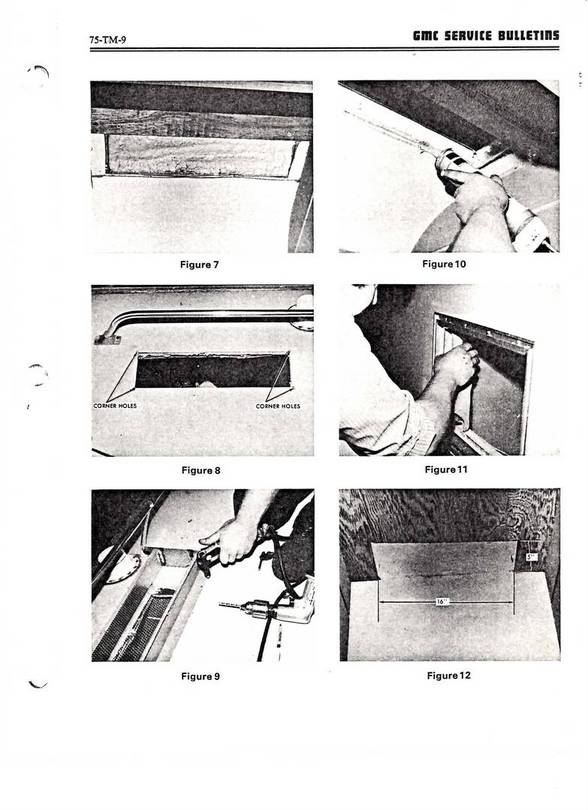 5. 75-TM-9 Service Bulletin for refer vents  1973 - 1974