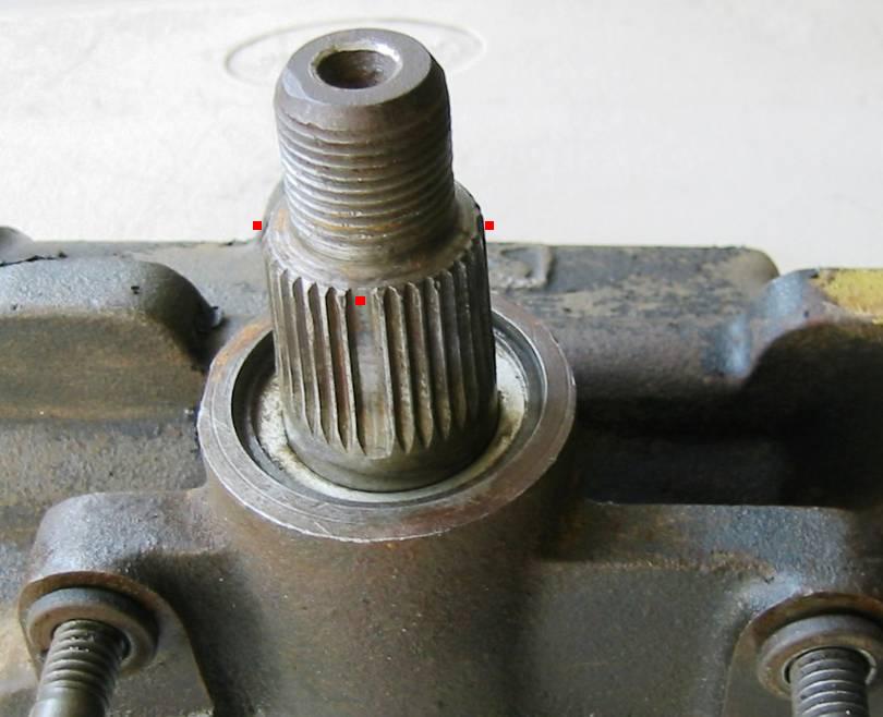 Output Shaft / Pitman Arm Splines