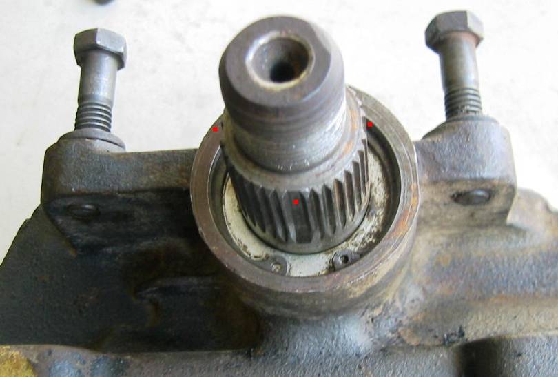 Output Shaft / Pitman Arm Splines