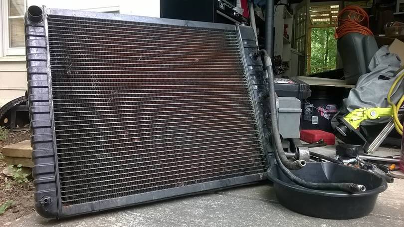 Radiator out