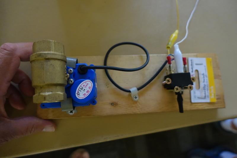 Electric heater control valve