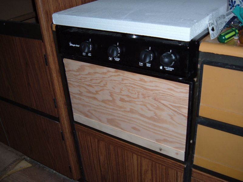 Replace Door in old microwave position