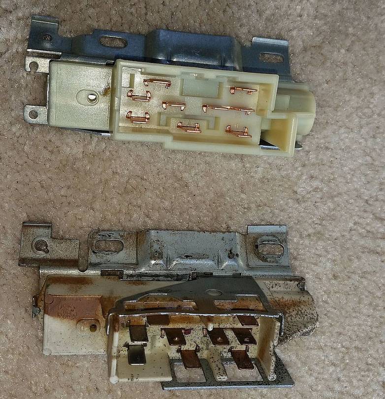 old and new ignition switches