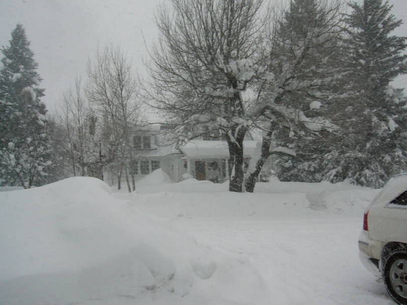 A snowy day in Steamboat Springs, Colorado 12-30-07