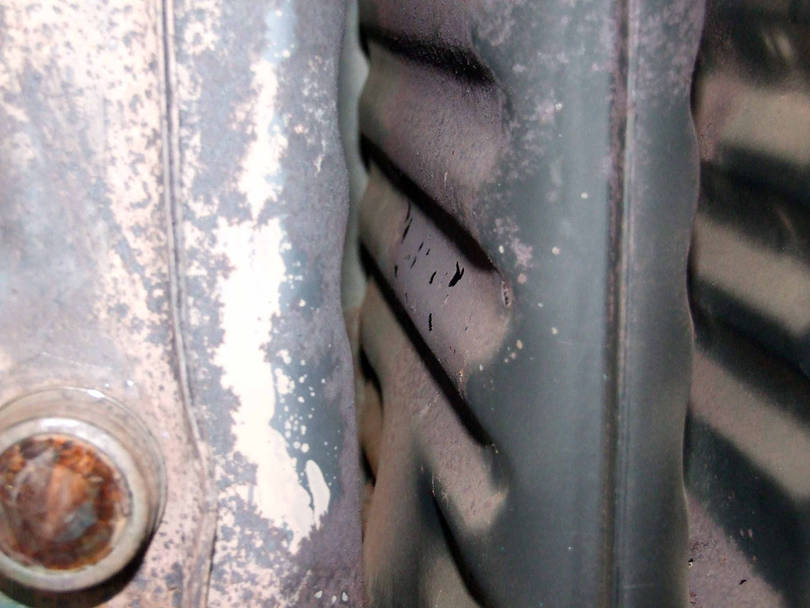 Holes in furnace