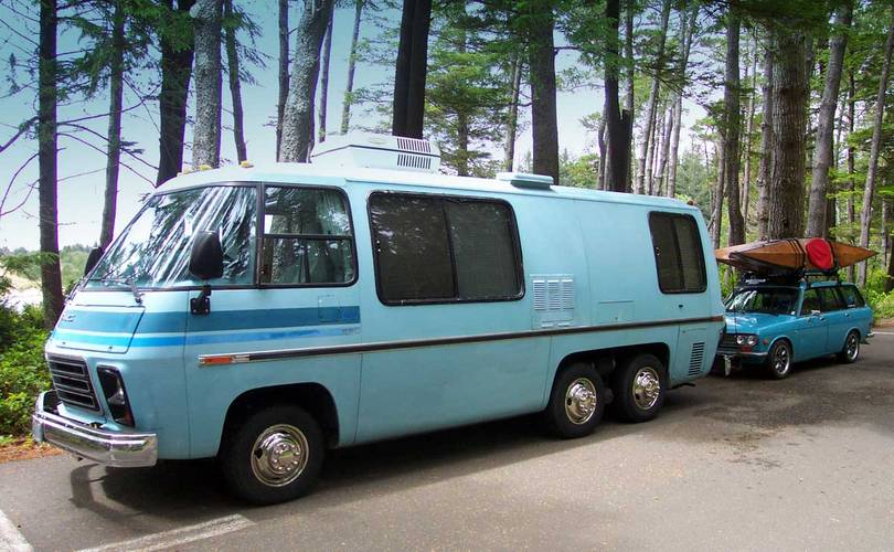 GMC, Datsun and kayaks...