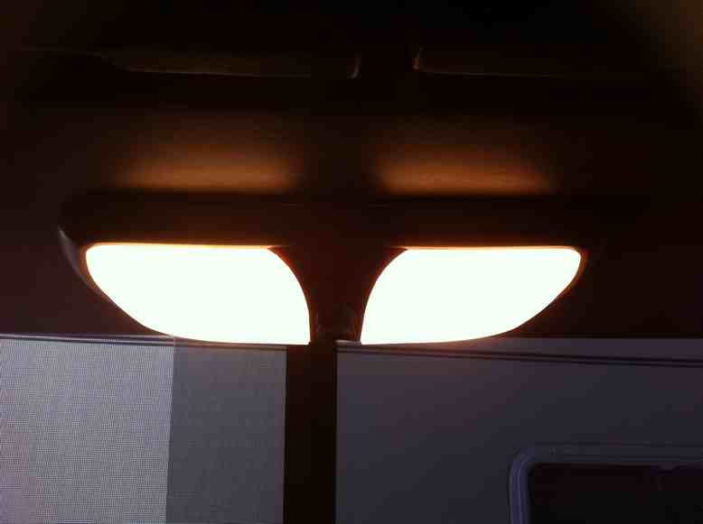 Replaced the old interior light fixtures