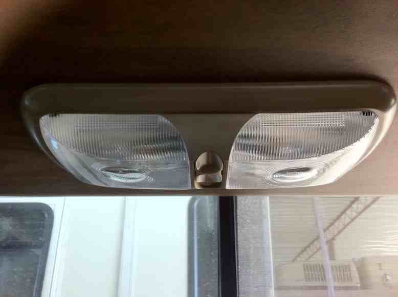 Replaced the old interior light fixtures