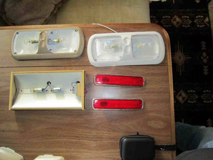 Replaced the old interior light fixtures