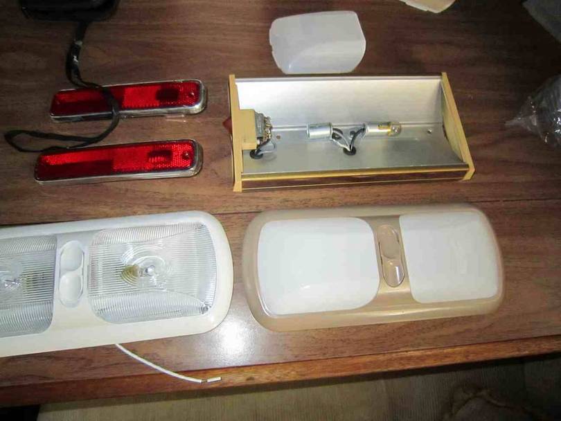 Replaced the old interior light fixtures