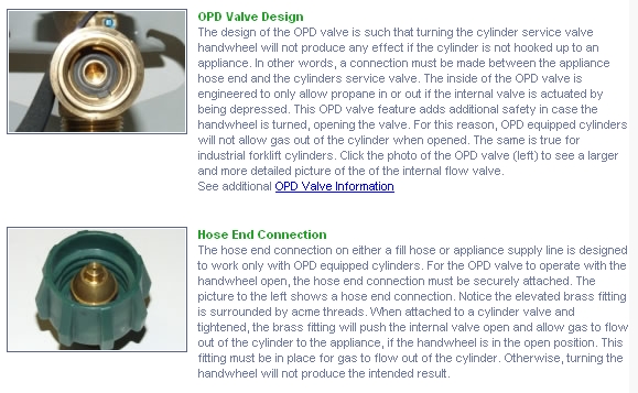 PROPANE SAFETY VALVE