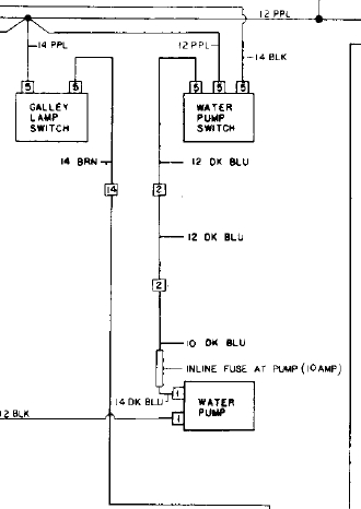 76 water pump wiring