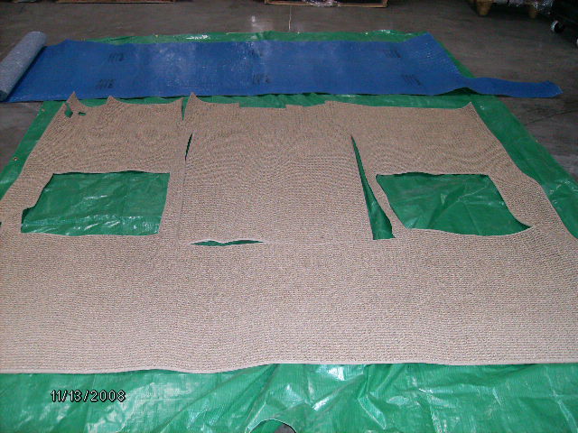 Carpet and Cockpit seats installed today.