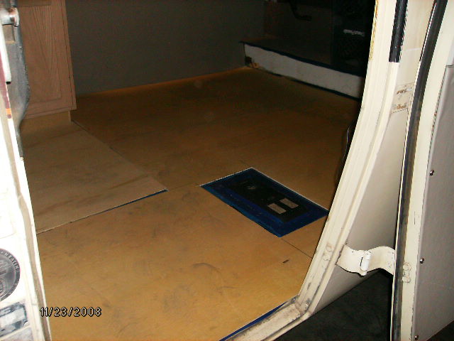 Installed the underlayment