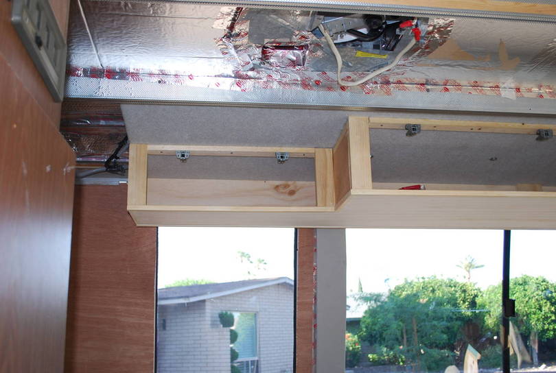 New Headliner and Cabinets May 2009