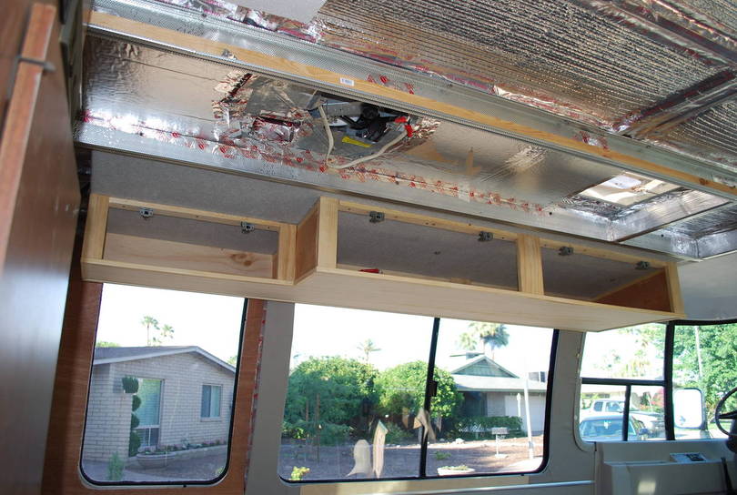 New Headliner and Cabinets May 2009