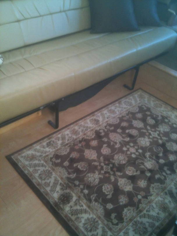Area Rug after seat removal