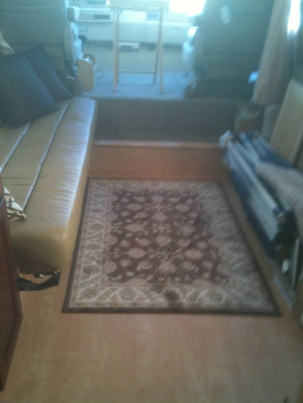 Area Rug after seat removal