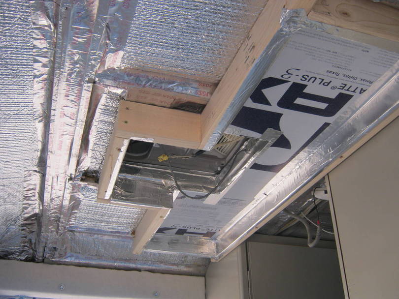 New Rear Headliner with Ducted AC and Recessed Lights