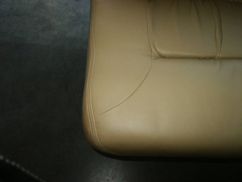 Newly covered sofa bed.