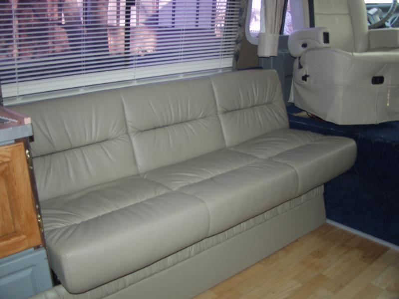 The new couch, very comfortable.