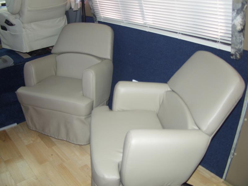 New chairs replaced the dinette