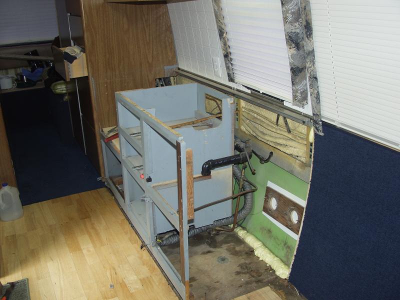 Out with the old ugly galley