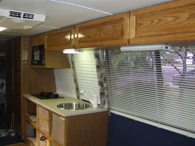 Another view of the new galley