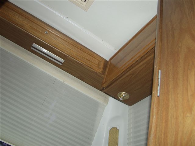 Got all the spray paint off the cabinets.