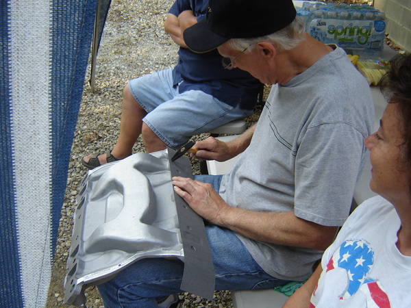 Master Craftsman Making the Gasket