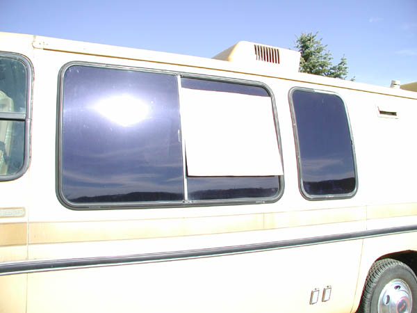 Pushing the window back in place
