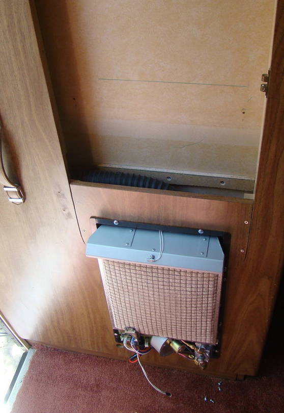 Heater mounted into new frame