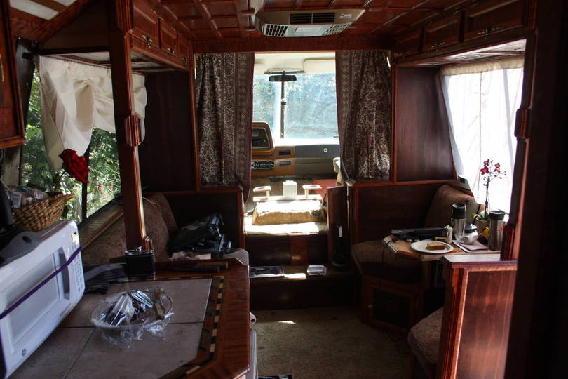 Inside at our 1st trip.