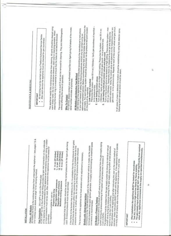 Spinflo Cooktop instructions/install booklet p.9
