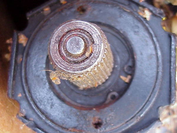 Steering gear box input shaft