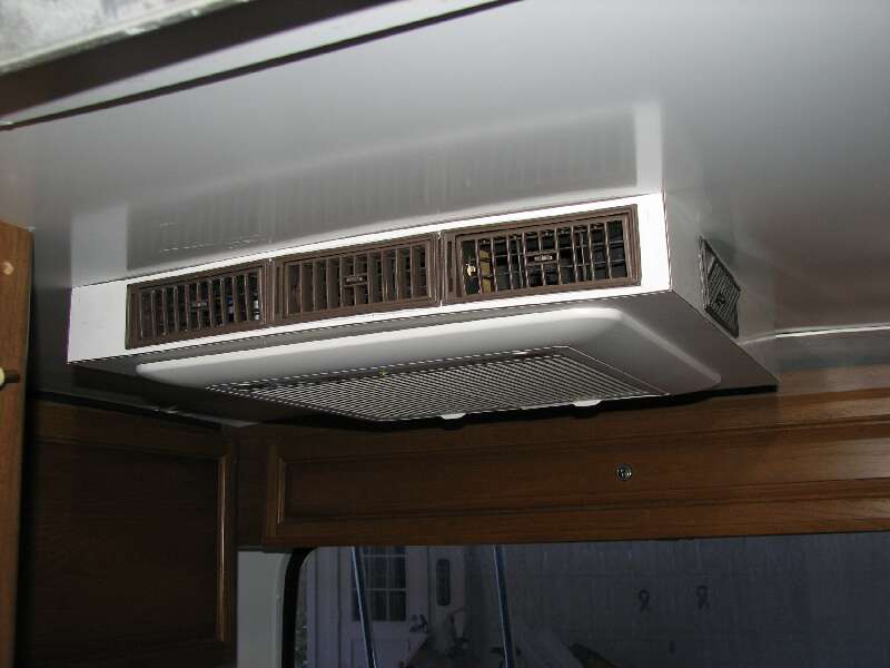 The rear unit was installed reversed because otherwise it would hang off th