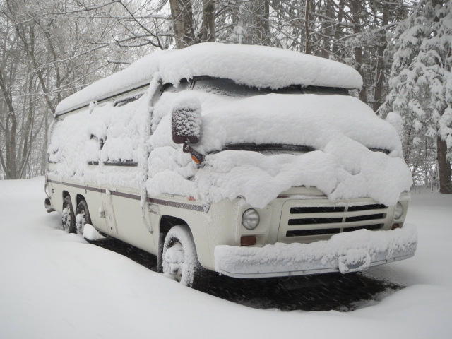 Late spring snow storm
