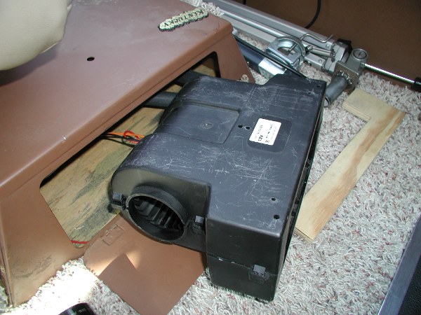 Under seat heater