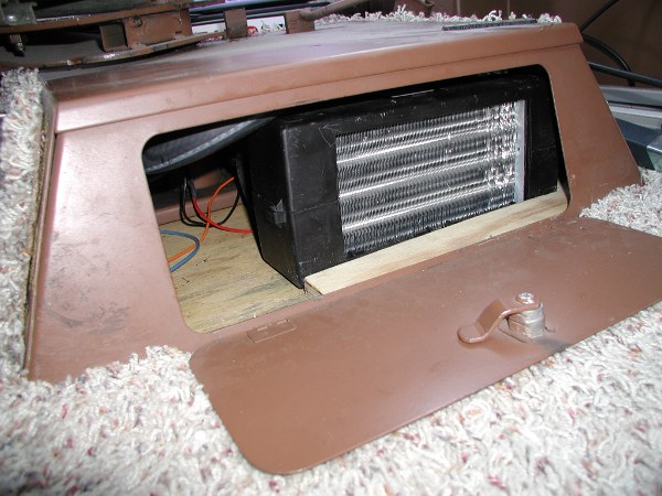 Under seat heater