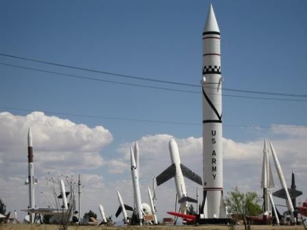 Exterior display at White Sands Missle Range