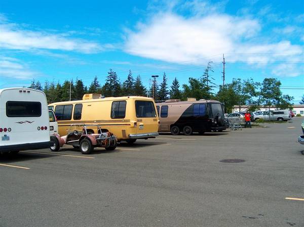 The gang is showing up, local Walmart.