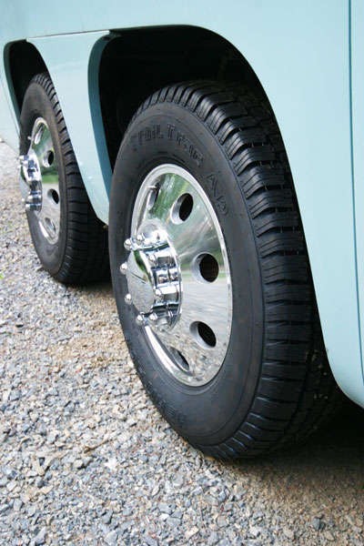 Rear bogies with eagles