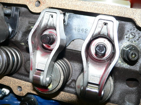 slip the rockers on the studs